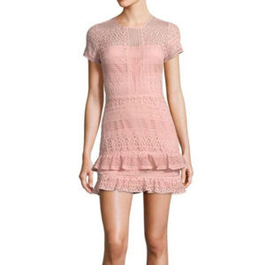 Parker Blush Lace Dress Small NWT